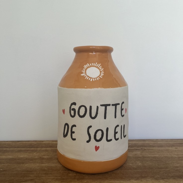 Vase "Goutte de soleil"