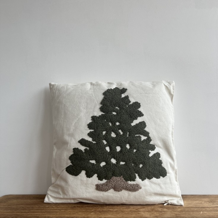 Coussin sapin de Noël