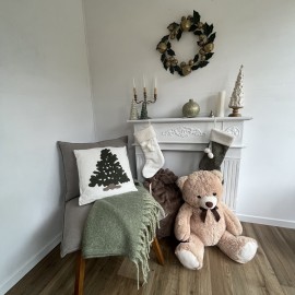 Coussin sapin de Noël