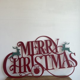 Plaque "Merry Christmas" XXL