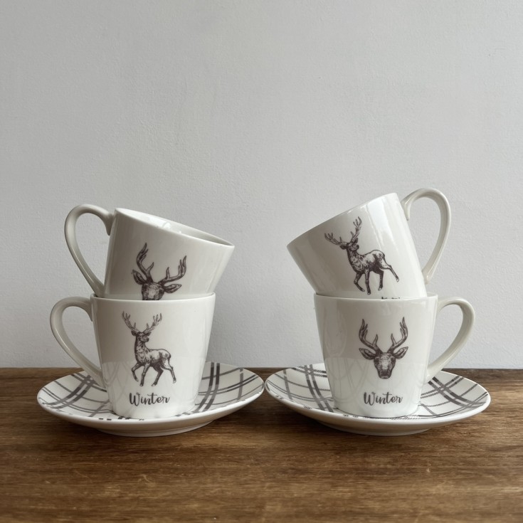 Set 4 Mugs "Rennes"